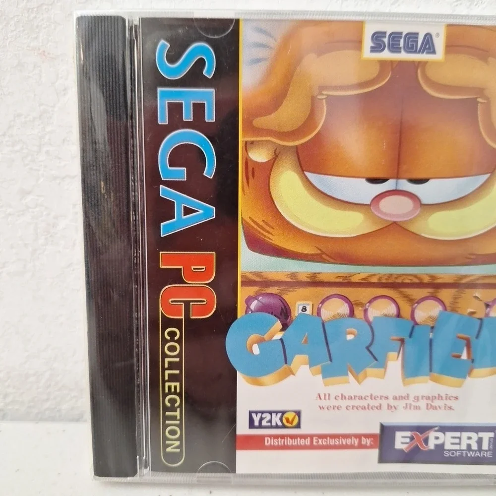 RARE Vintage NEW Garfield In TV Land Sega Entertainment CD-ROM PC SEALED
